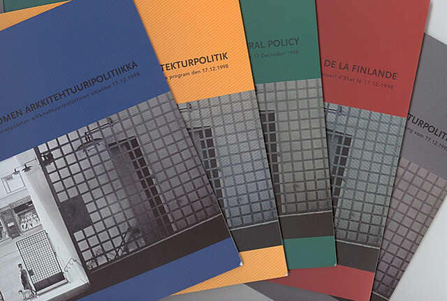 VIhkoja Suomen arkkitehtuuripolitiikasta vuodelta 1998.