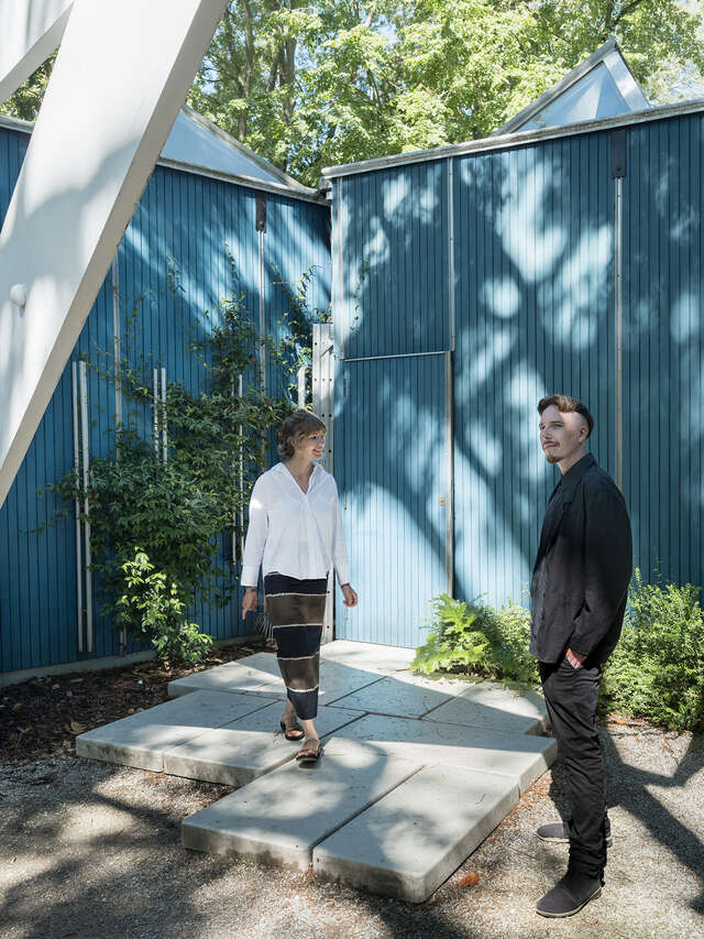 Finland 3 curators Matti Jankala and Ella Kaira photo Ugo Carmeni LOW