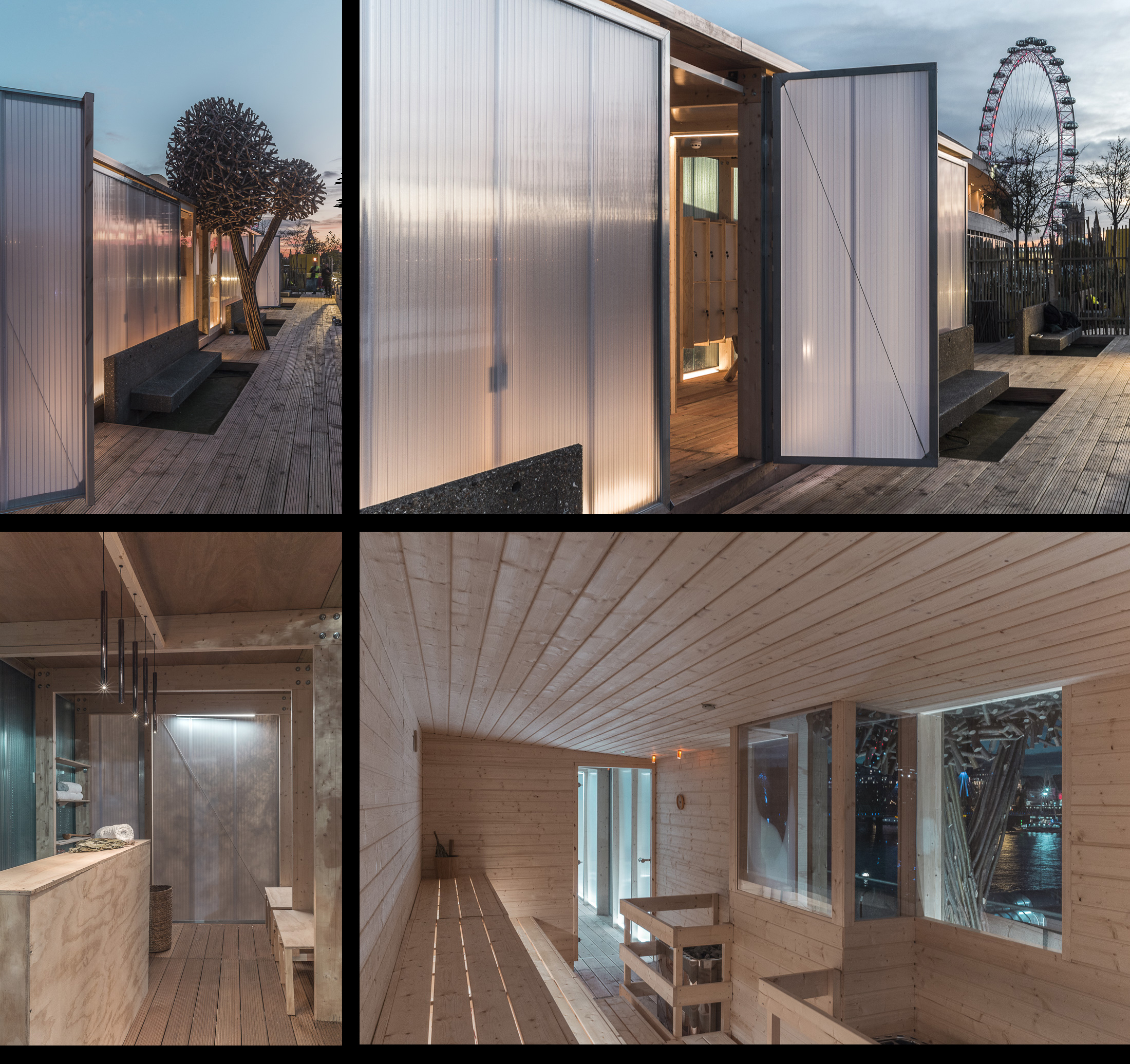Archinfo | Finnish rooftop sauna open in the heart of London